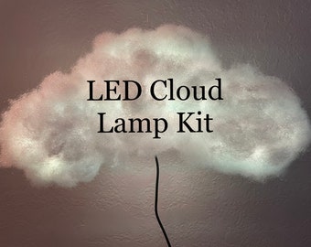 Led Cloud Lamp Kit, DIY Cloud Light, Mini Led Cloud Lamp, DIY kit, Hanging Led Cloud, Multicolor Cloud Lamp, Gifts for Her, Gifts for Him