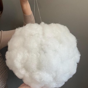 Cloud Decoration, Fluffy Cloud Decor, Hanging Cloud, Floating Cloud, Wedding Decor, Nursery Decor, Baby Shower Decor, Dreamy Cloud