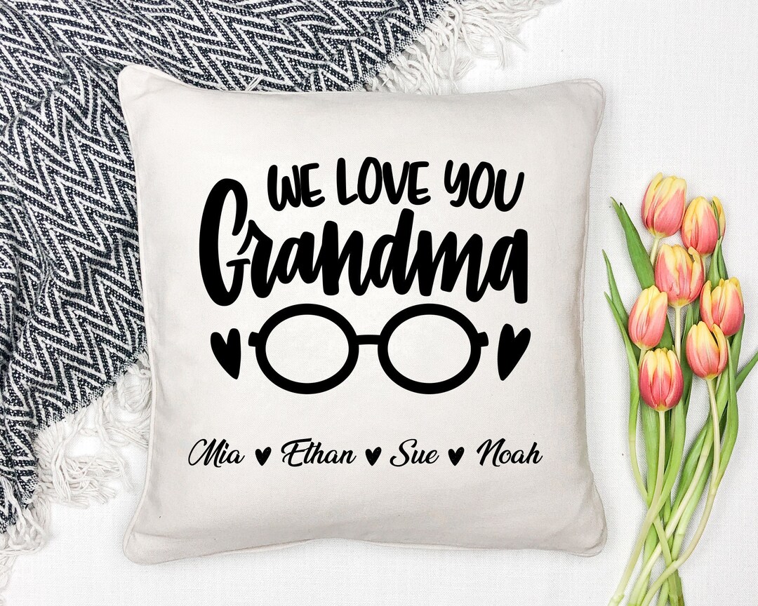 Best Grandma Cushion Gift Grandma Pillow Gift for Grandma Etsy