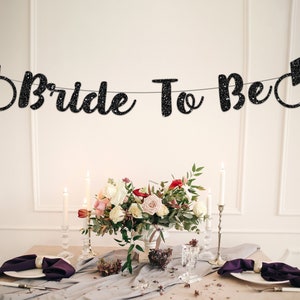 Bride To Be Banner, Bridal Shower Banner, Bridal Shower Decorations, Bridal Shower Sign, Bachelorette Decor, Bachelorette Party Supplies