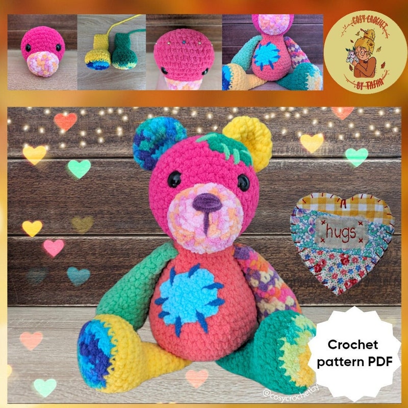 Patchwork Plushie Pattern - Etsy
