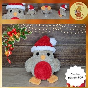 DIGITAL PATTERN: Robin Crochet Plushie