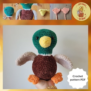 DIGITAL PATTERN: Duck Crochet Plushie