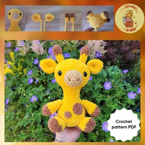 DIGITAL PATTERN: Giraffe Crochet Plushie