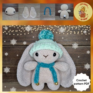 DIGITAL PATTERN: Cosy Bunny Crochet Plushie