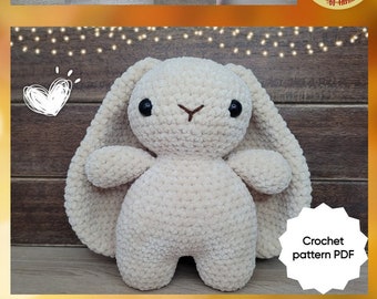 DIGITAL PATTERN: Chonky Bunny Crochet Plushie