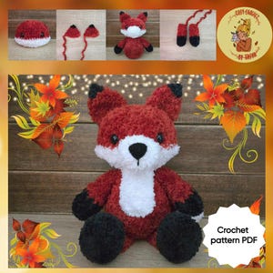 DIGITAL PATTERN: Fox Crochet Plushie