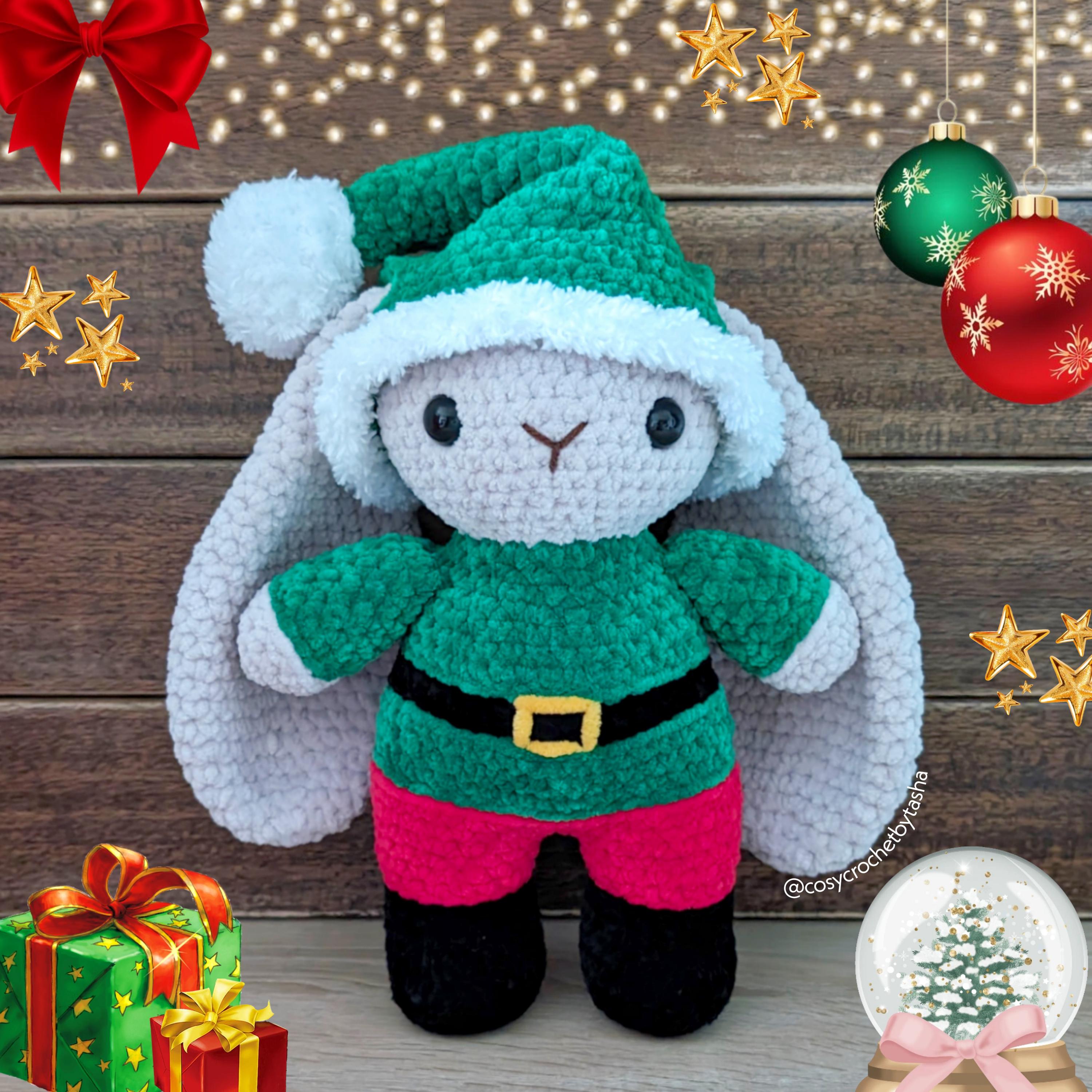 Elf Rabbit Prinatable DIGITAL PATTERN: Elf Bunny Crochet Plushie - Etsy