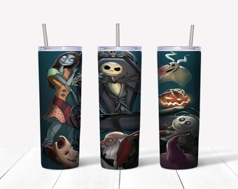 Skeleton King Halloween 20 oz Magere Tumbler