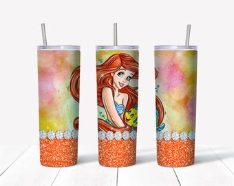 Princesa Sirena 20 oz Skinny Tumbler