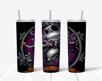 Skeleton King Halloween 20 oz Magere Tumbler