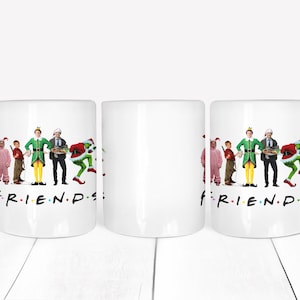Friends Christmas Movie Inspired Mug for Tea, Coffee, Hot Chocolate, Cocoa Gift