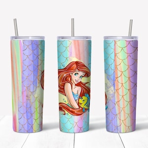 Princess Mermaid 20 oz Skinny Tumbler
