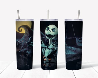 Skeleton King Halloween 20 oz Magere Tumbler