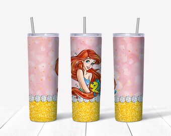 Princesa Sirena 20 oz Skinny Tumbler