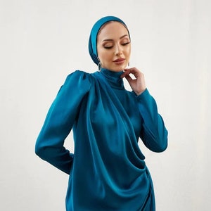 Modern Abaya,Hijab Dress, Islamic Dress, Luxury Abaya, Satin Abaya Dubai,Muslim Wedding Dress, Engagement,Prom Dress,Evening Gown