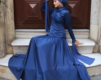Elegant Modest Evening Dress Hijab Evening Dress Islamic Dress Hijab-friendly-dubai Style Long Sleeve Nikkah Gown Special Occasion Dress - Etsy Elegant Modest Evening Dress Hijab Evening Dress Islamic Dress Hijab-friendly-dubai Style Long Sleeve Nikkah Gown Special Occasion Dress - Etsy