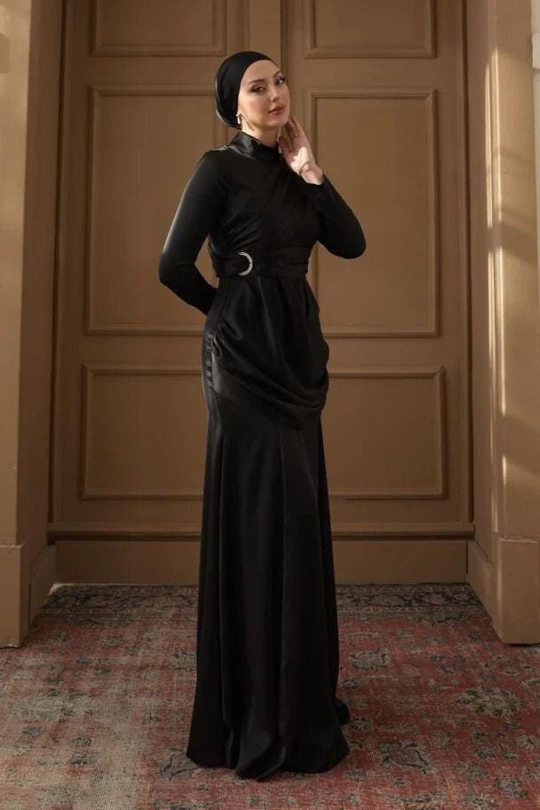 black shirt dress for women Callie Shirt Dress or Tunic Made in USA Small main image 0