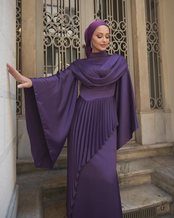 Party Wear Abaya Prom Dresses Modest Prom Dress,occasion Dress