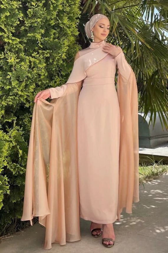 Modest Prom Dress Eid Dress, Islam Dress,modern Abaya,satin Abaya Muslim  Wedding Dress,evening Gown,hijab Abendkleid,modest Muslim Abayati - Etsy  Denmark