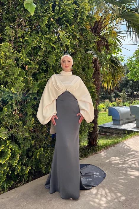 graduation abaya dress Bridal Abaya Nikkah Dress Modest Prom Dress Hijab Dress Muslim Wedding Dress Engagement Dress Satin White Abaya Modest Graduation Dress