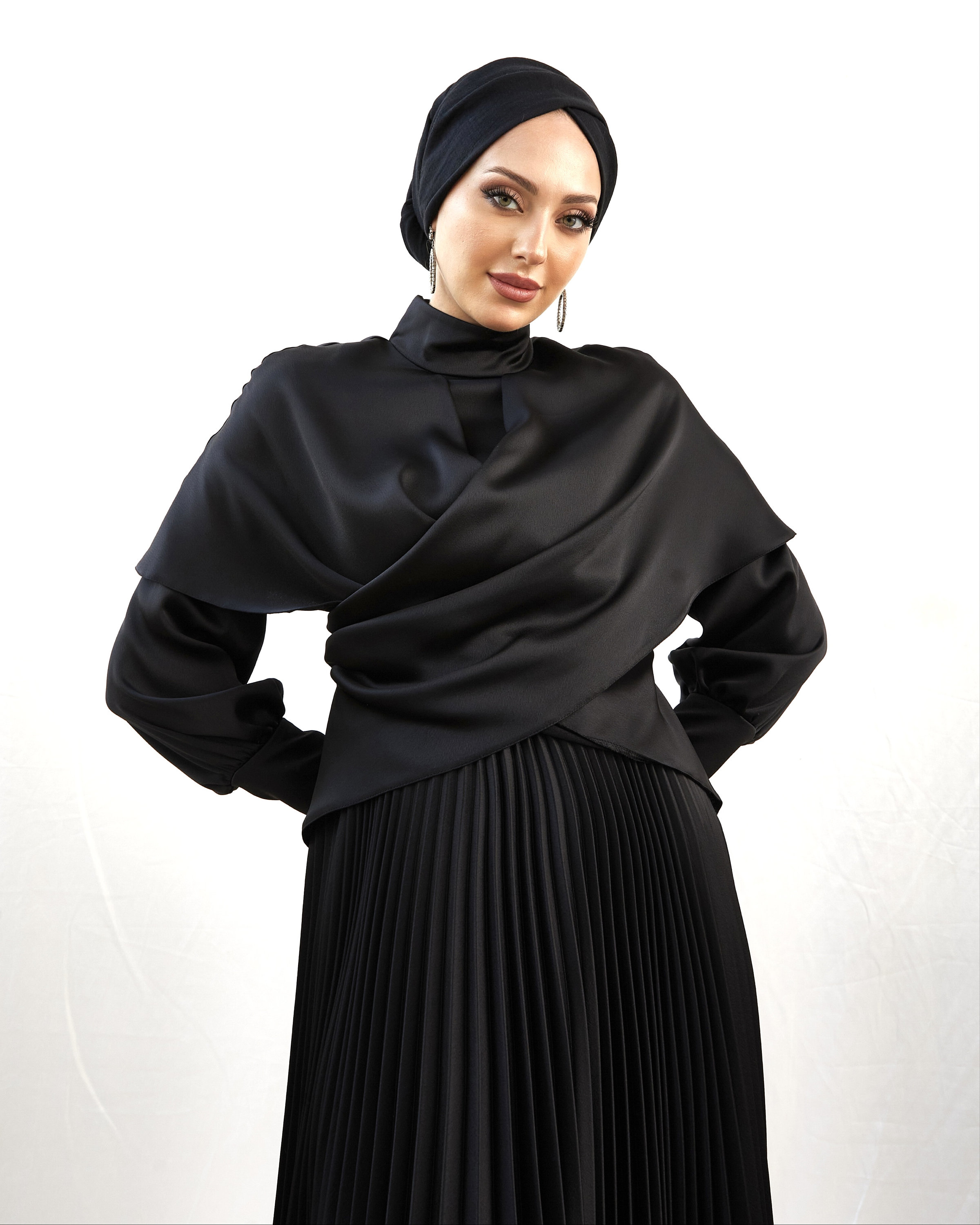 Modesto EID oración de longitud completa ropa islámica musulmana mujeres vestido