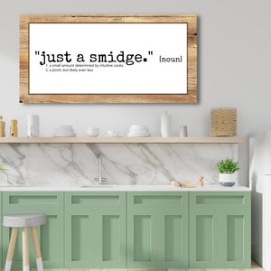Smidge Definition Farmhouse Sign SVG EPS PNG Dxf Cutting Board Kitchen Sign Cut File Vector File Glowforge Cricut image 2