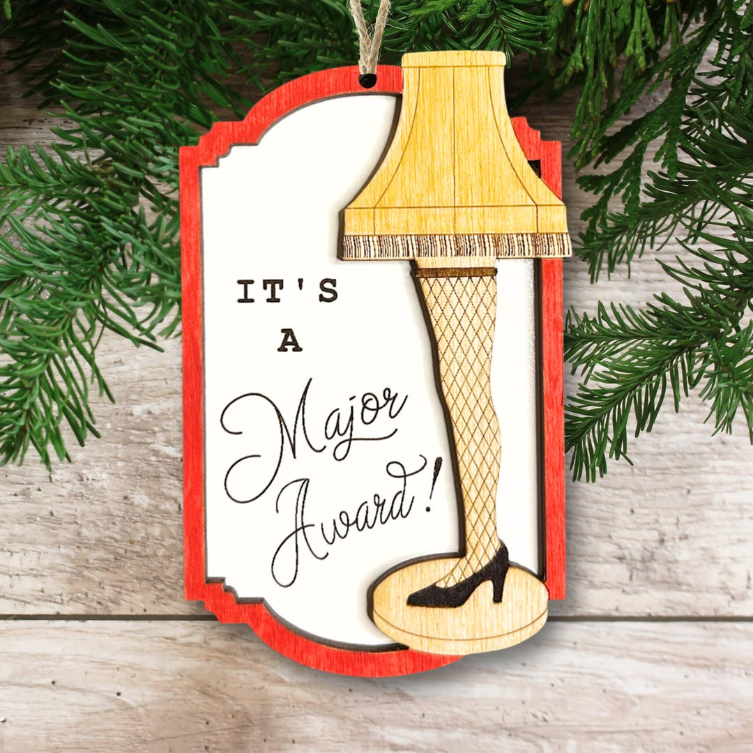 Leg Lamp Ornament It's A Major Award, A Christmas Story