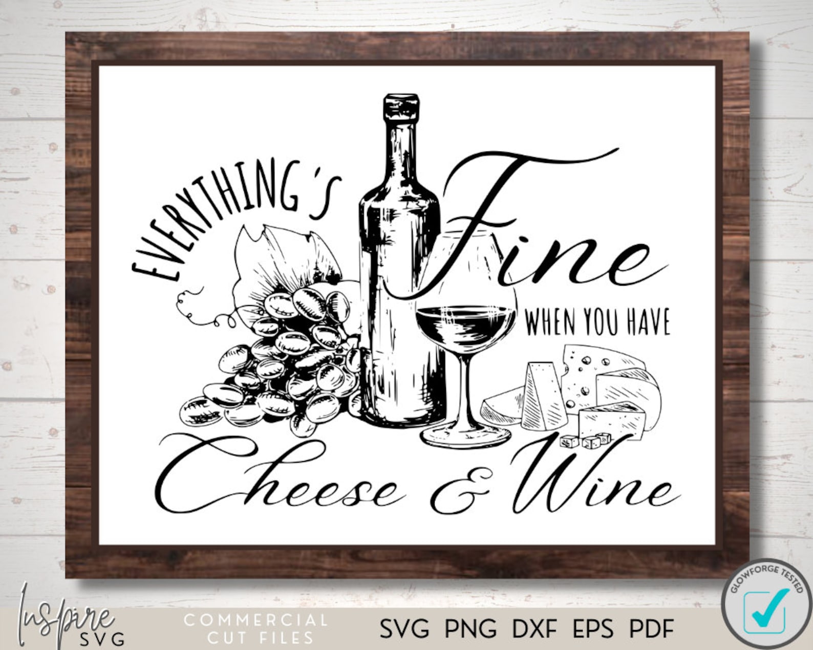 Charcuterie Board SVG Cutting Board SVG Wine SVG Wine | Etsy