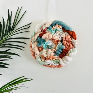 Woven Circle | Handwoven | Handmade | Round | Hoop | Wall Hanging | Wall Art | Wall Decor