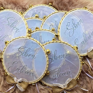 Tambourine Wedding Henna Evening Bride Groom Personalized (kına Dügün)