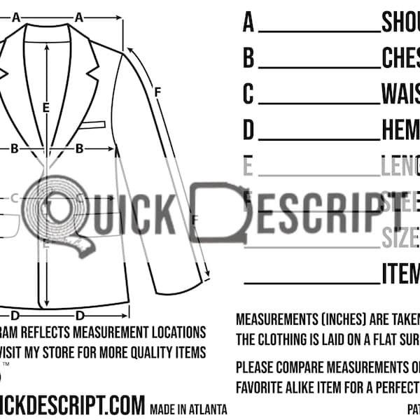 Measurements - Etsy