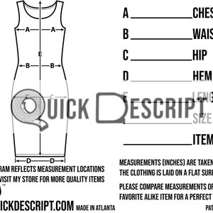Fitted Dress Diagramed .