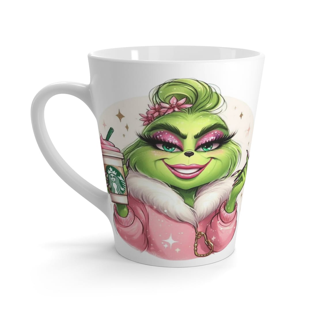 Girl Grinch Cup Grinch Mug Grinch Coffee Cup Grinch for Etsy