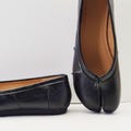 Women's Vintage Tabi Shoes, Distressed Ballet Flats, Pig Nose Square Toe Shoes, French Folding Shoes, Split Toe Shoes, Mary Janes