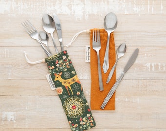 Reusable Cutlery Set, Upcycled, Sustainable