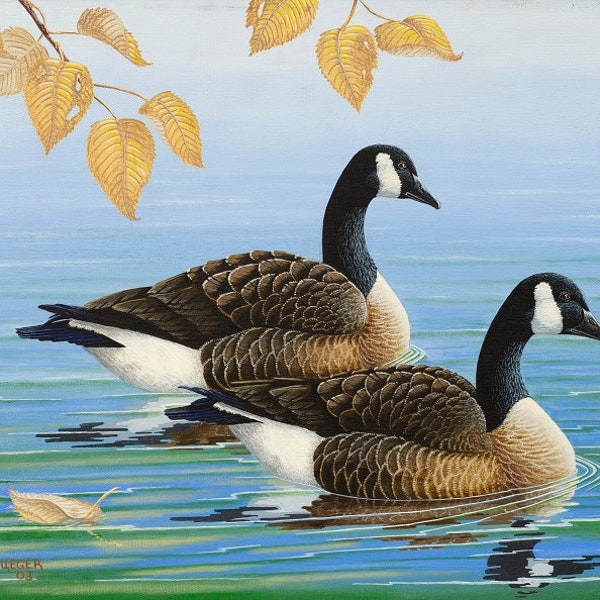 Metal Art Geese Etsy