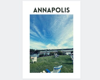 Beautiful Annapolis, MD waterfront photo print download