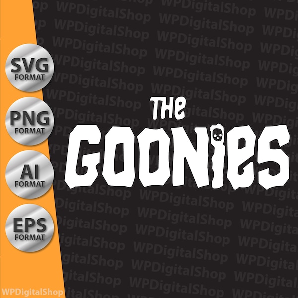 The Goonies Retro Logo Bundle - Get Classic Logos in Various Formats, Including High Quality Adobe Illustrator Files.