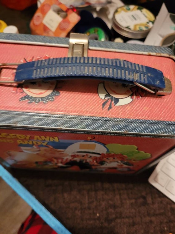 Antique Raggedy Ann and Andy Metal Lunch Box Thermos is 1978. 1355 Etsy