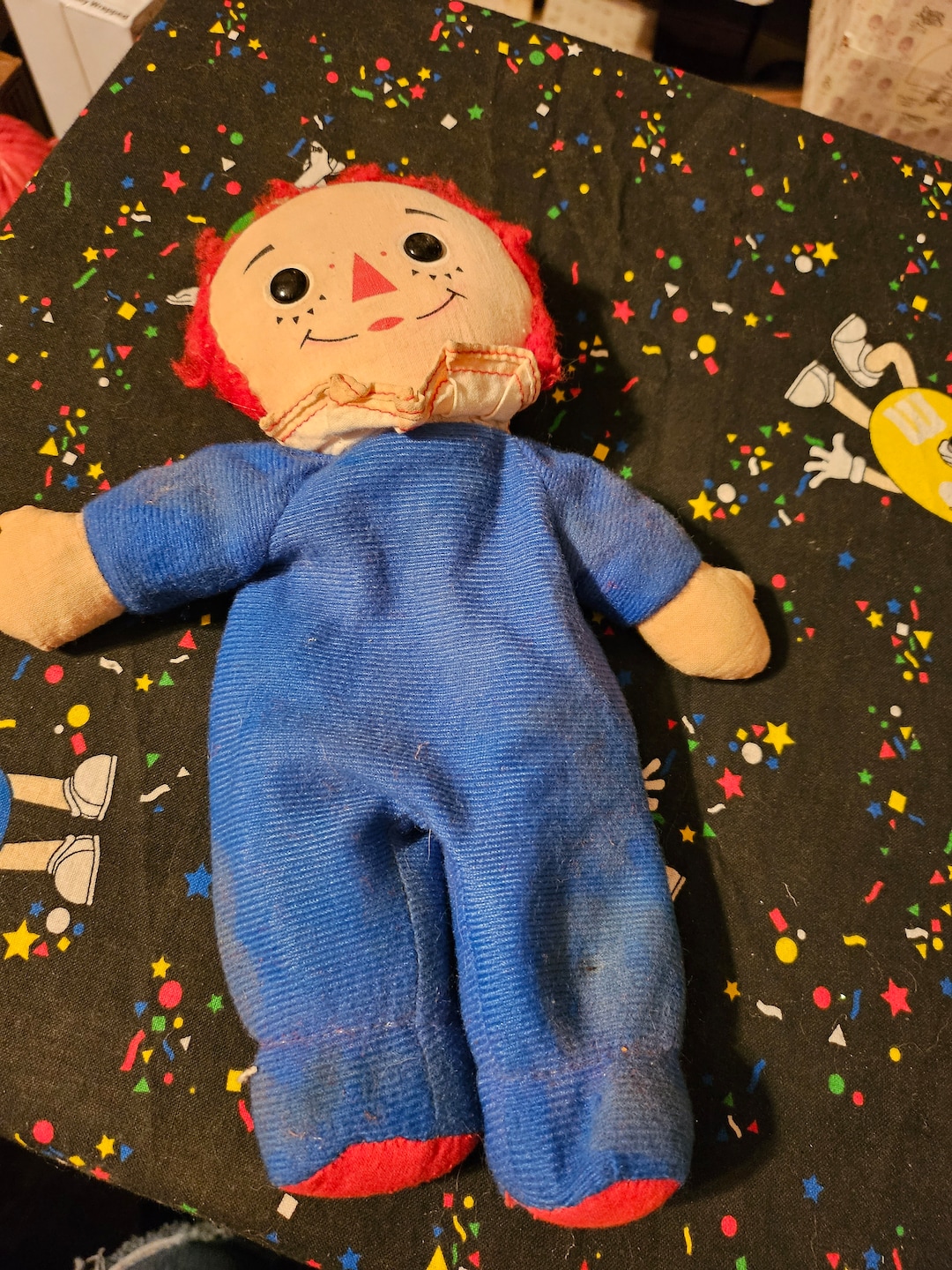 Antique Raggedy Ann and Andy Bean Bag Doll Etsy