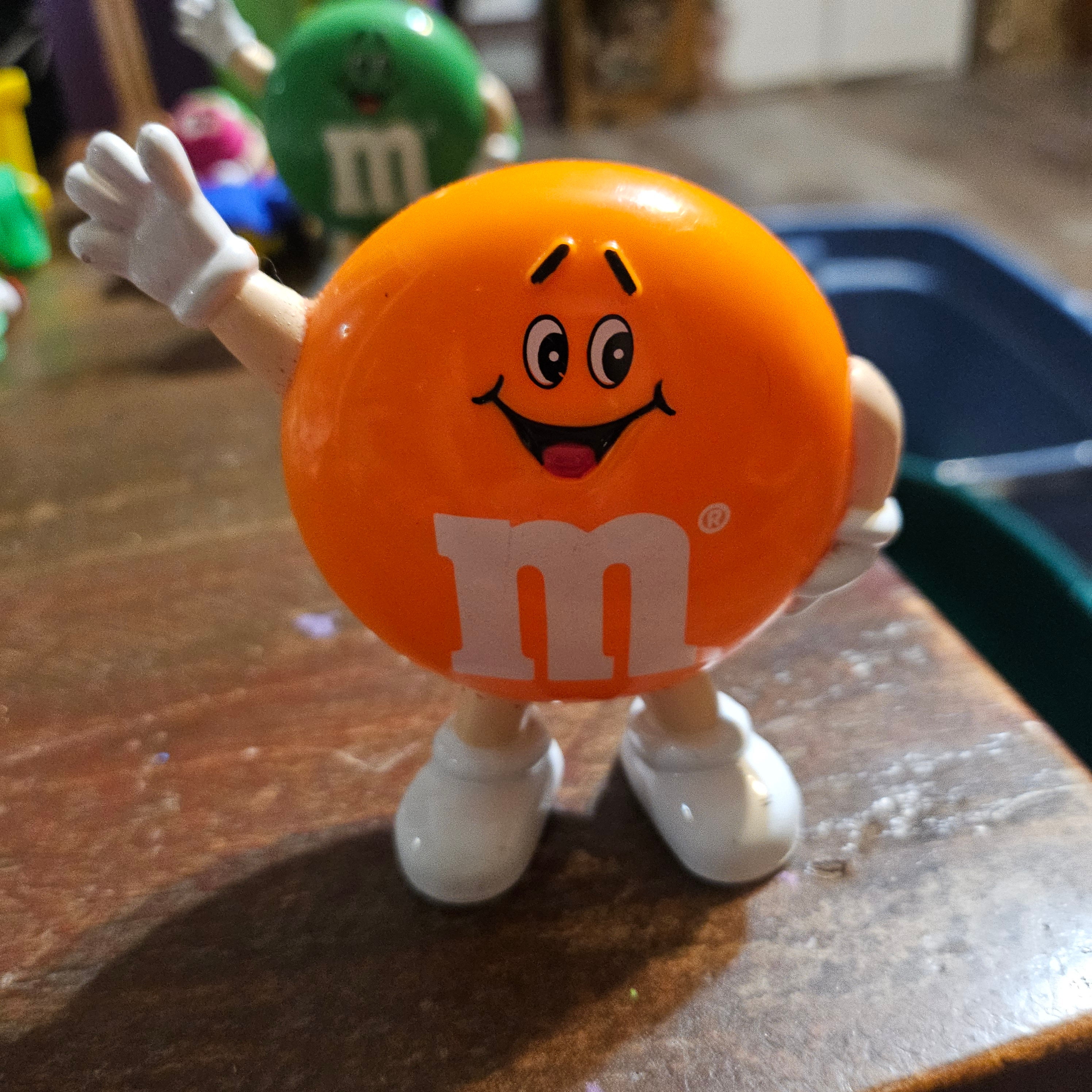 Vintage 1990s Orange M&m Candy Dispenser #321-320 - Etsy