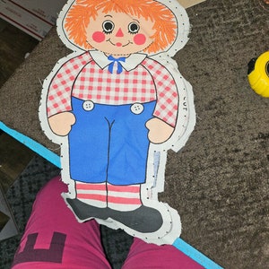 Antique 1970s make your own pillow doll pattern #897 box 5