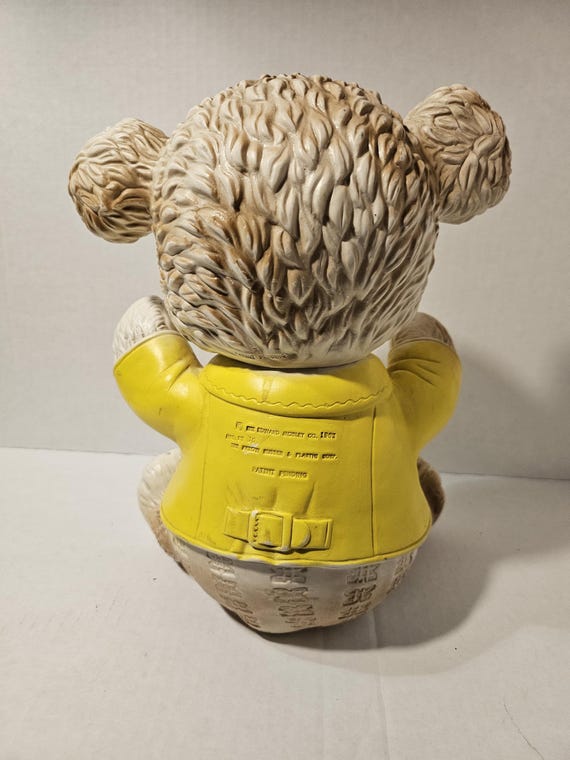 Antique 1962 Edward Mobley Rubber Squeaky Bear Toy #1958 - Etsy