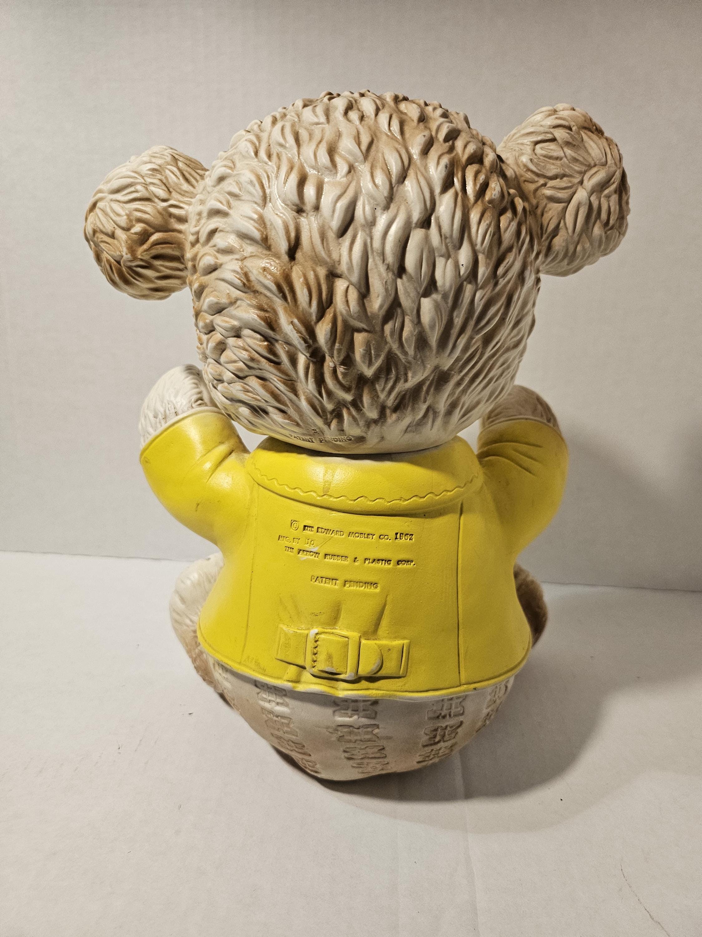 Antique 1962 Edward Mobley Rubber Squeaky Bear Toy #1958 - Etsy