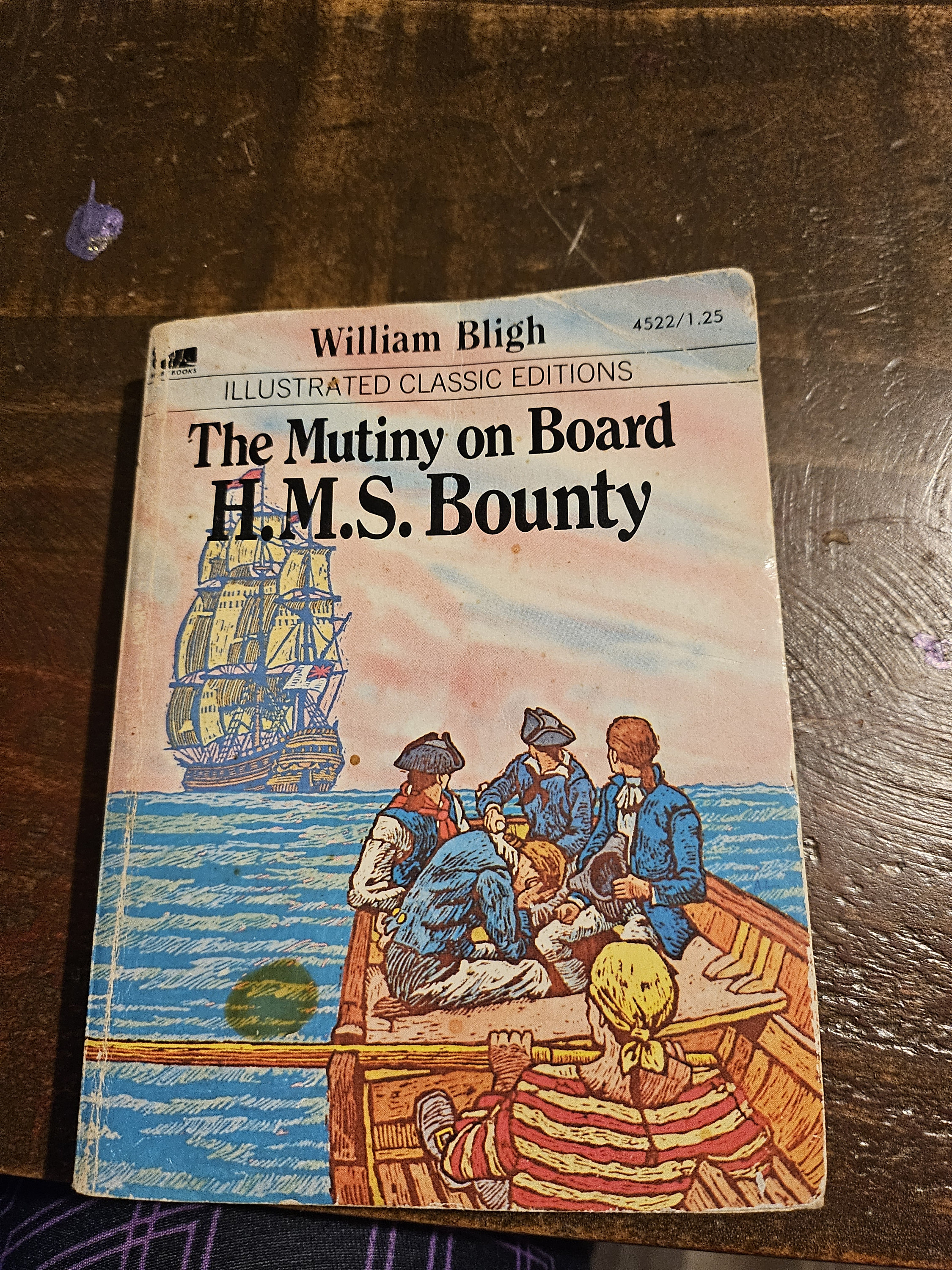Antique 1979 the Mutiny on Board H.M.S. Bounty Book #852 Box4 - Etsy