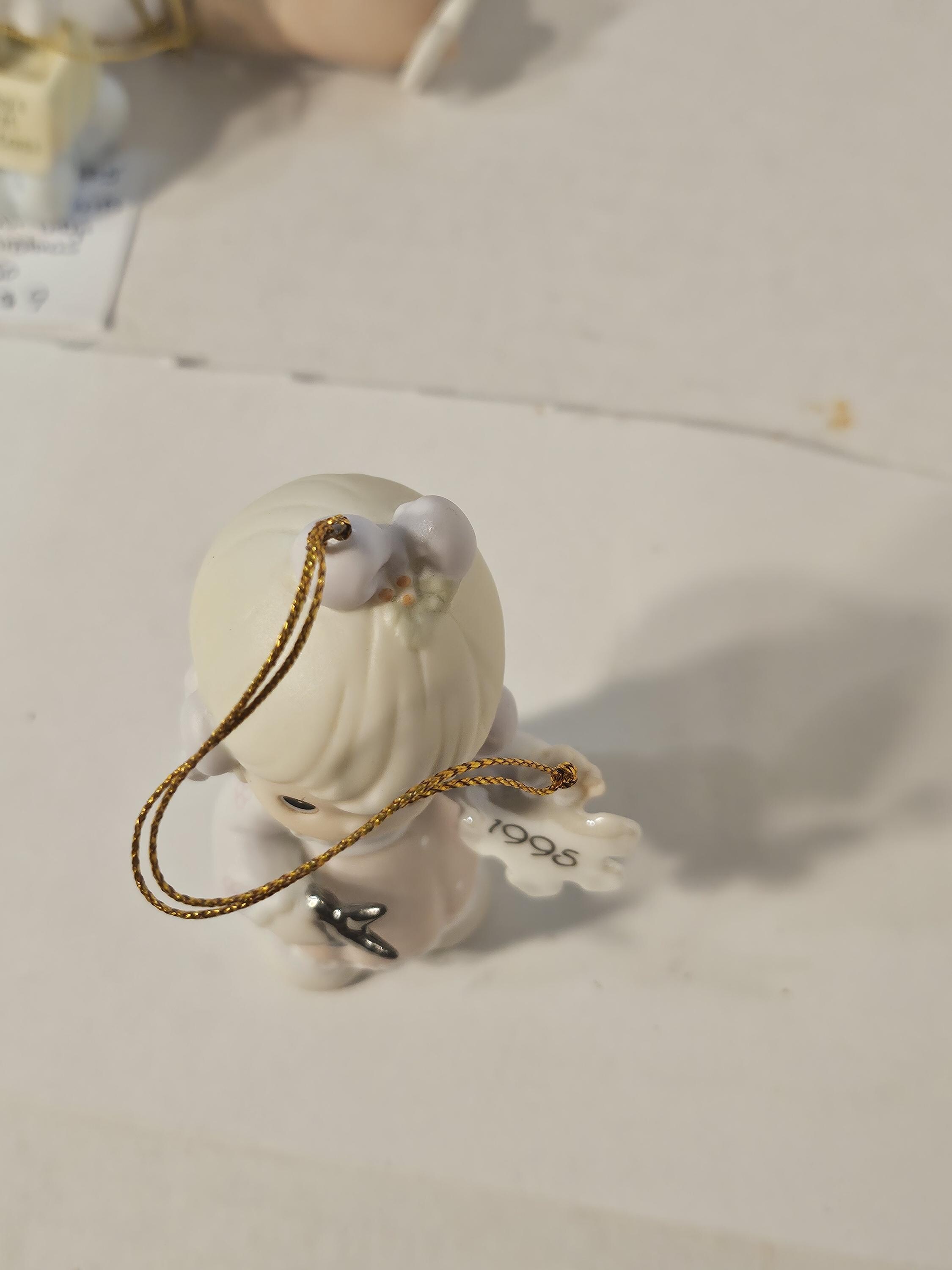 Vintage 2005 Precious Moments Ornament Baby's First Christmas Boy #185 ...
