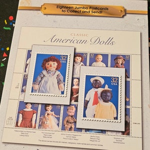 Cartoline vintage di Raggedy Ann e Andy #box1