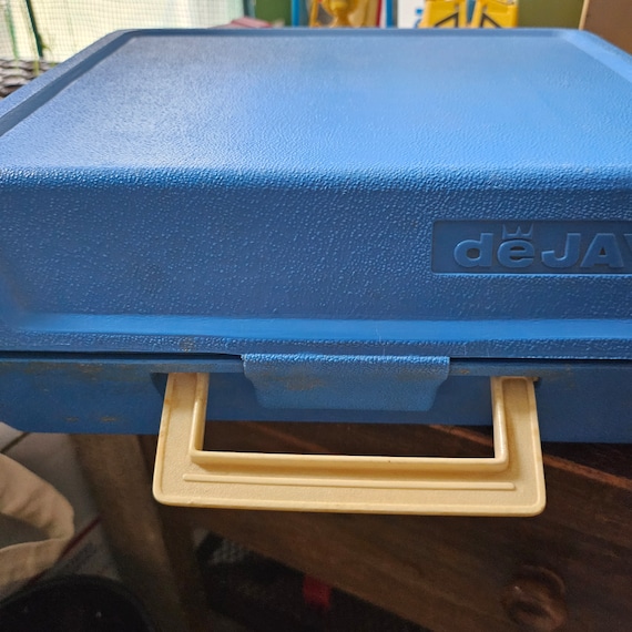 Antique Dejay Record Player Blue #1668 - Etsy
