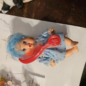 antique 1982 baby blueberry muffin doll #60